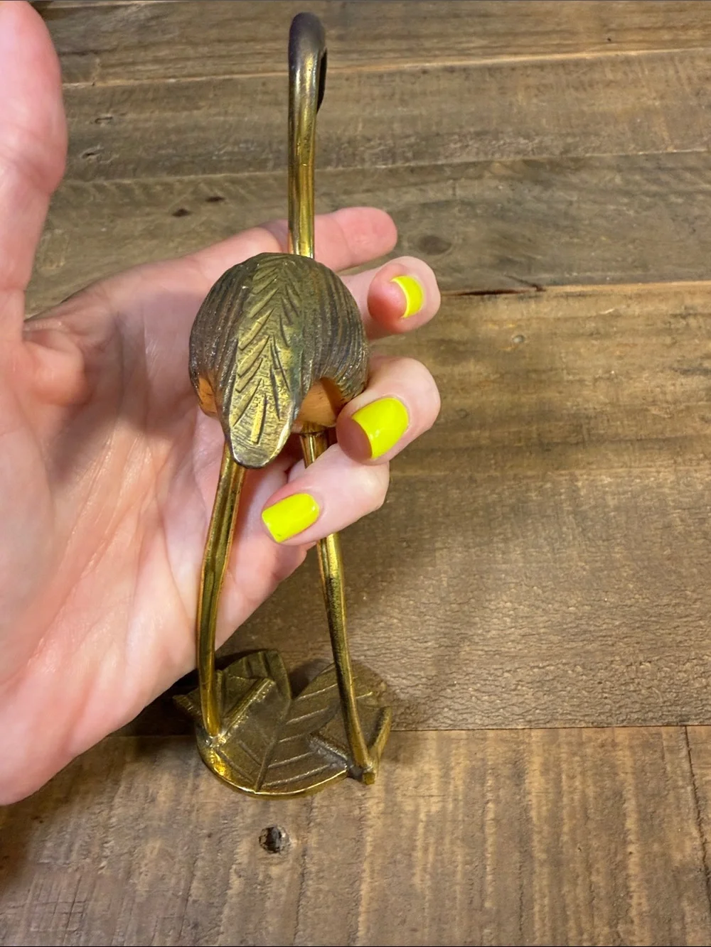 Retired west elm gold flamingo circa 2010